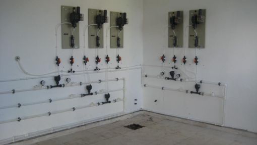 Gaz klorlama sistemi - klorinatör odası
