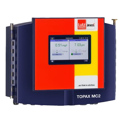 TOPAX MC2 İki Kanallı Kontrolör Modüler ölçüm ve kontrol cihazı — iki kanal, 5" dokunmatik ekran