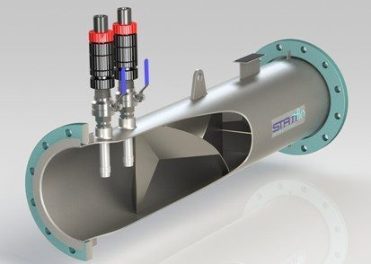 Statiflo 600 Serisi Epoksi kaplı çelik büyük çaplı genel amaçlı mikser